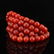 Vintage Chinese Red Agate Beads Prayer Necklace - 5