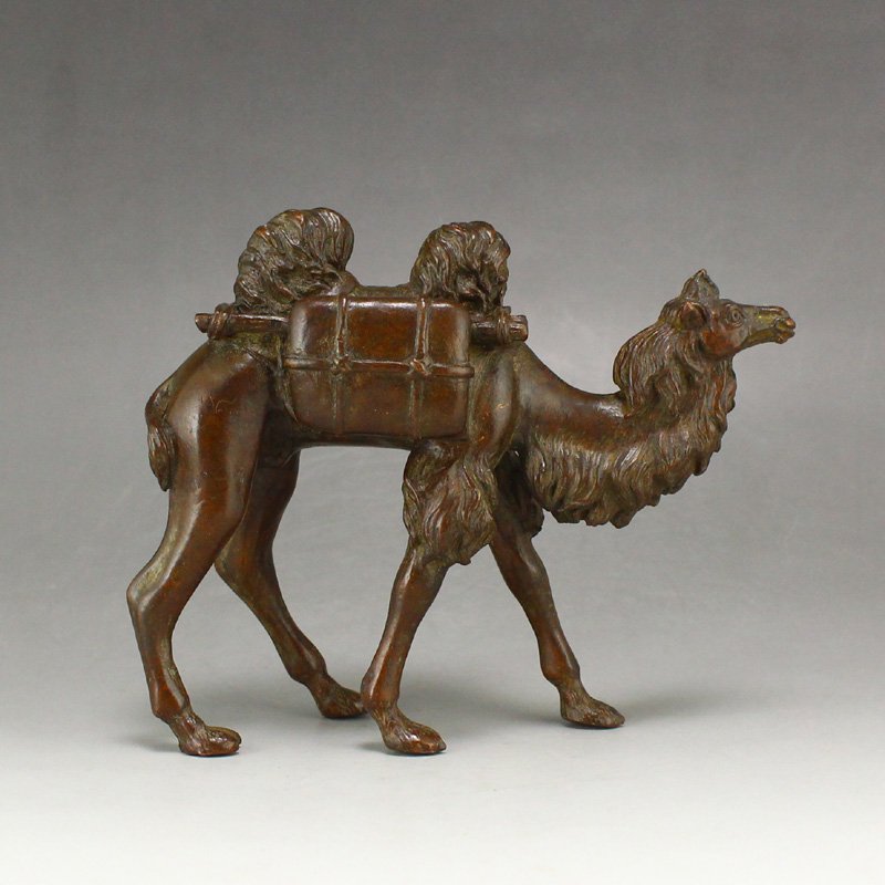 Vivid Chinese Bronze Statue - Camel (1 of 7)