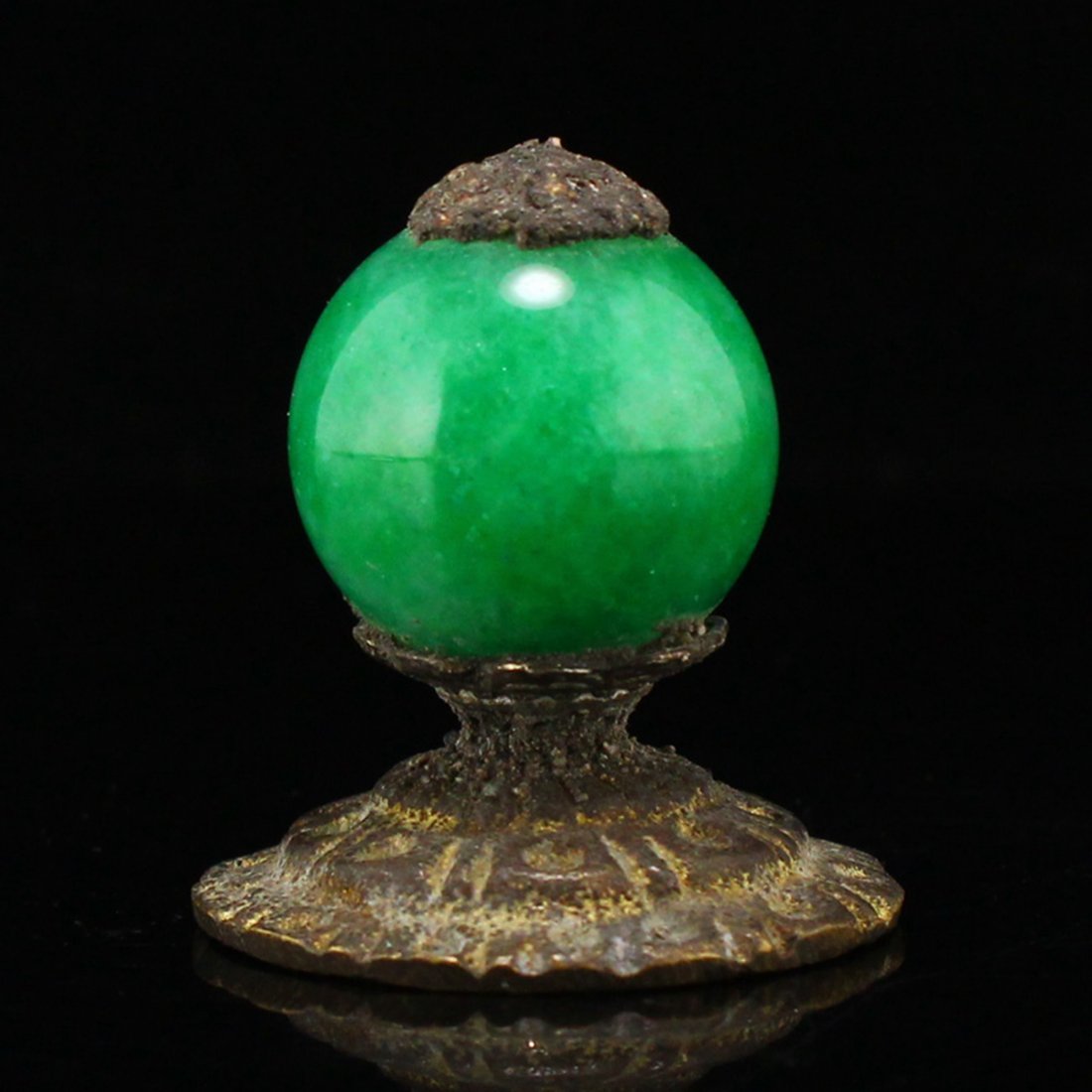 Chinese Qing Dynasty Official Hat Top Bead (1 of 5)