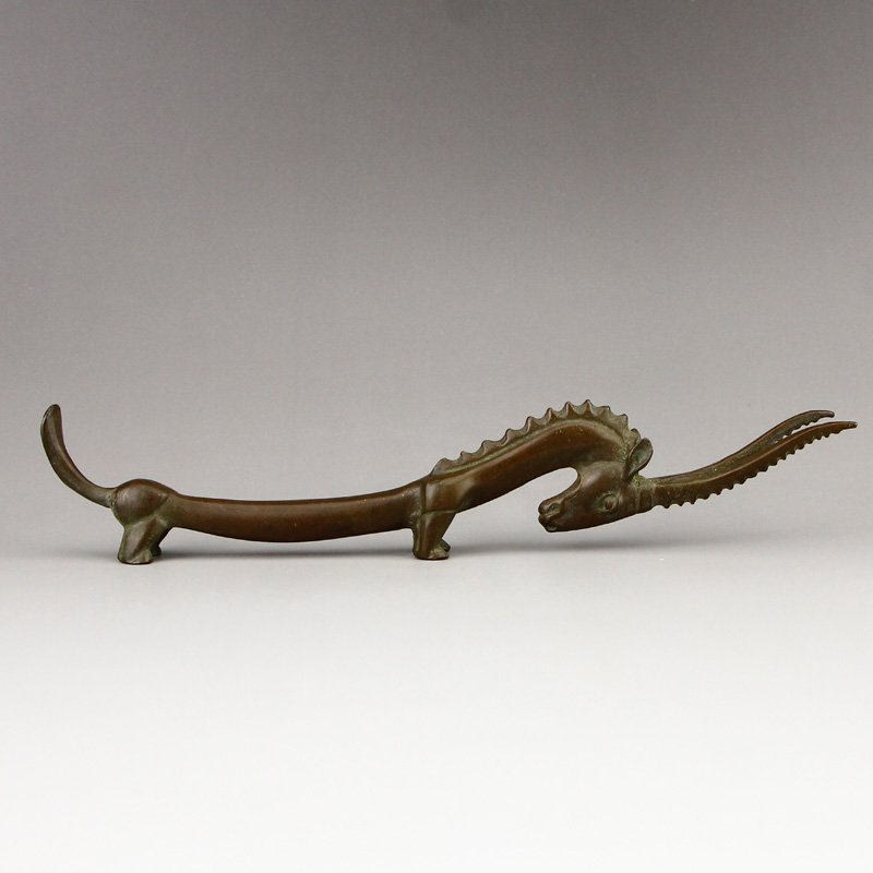 Vintage Chinese Red Copper Fortune Sheep Statue (1 of 7)