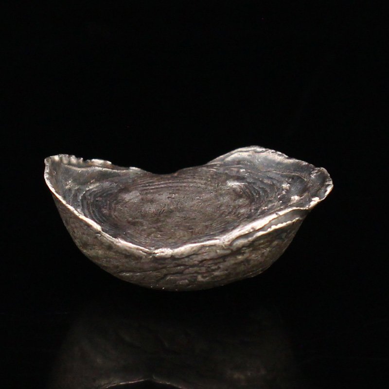 Chinese Qing Dynasty Pure Silver Ingot (1 of 6)