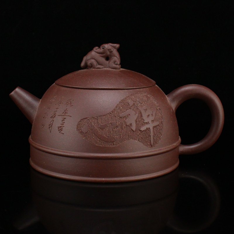 Vintage Yixing Zisha Clay Lucky Dragon Teapot (1 of 10)