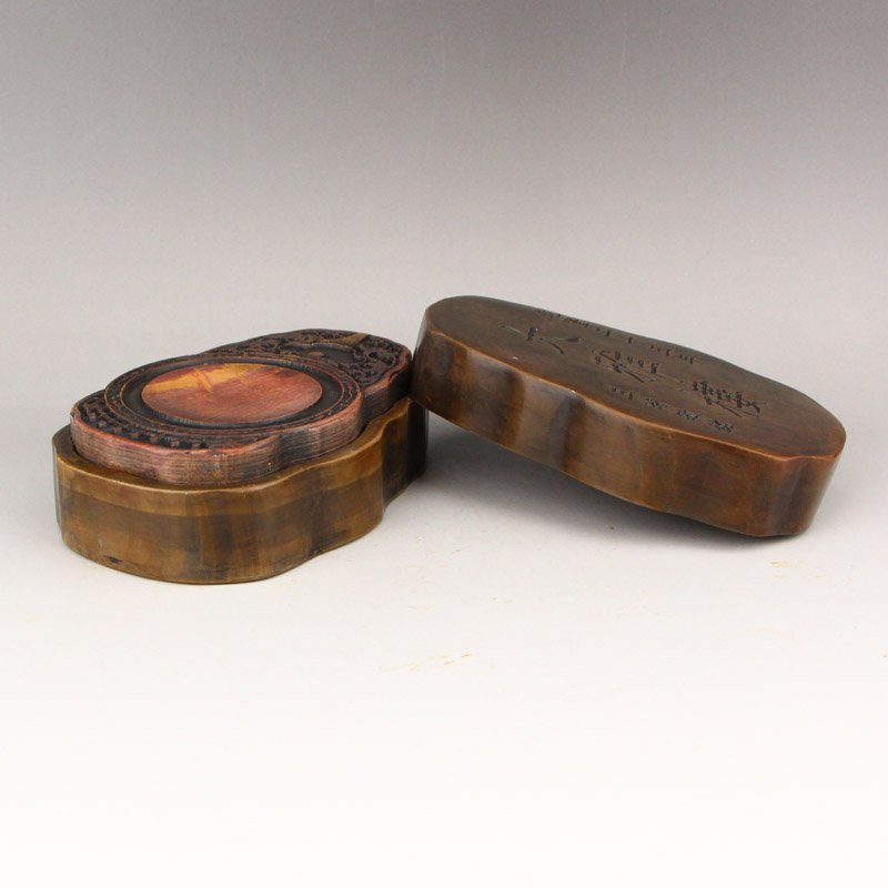 Vintage Chinese Duan Inkstone w Box (1 of 7)