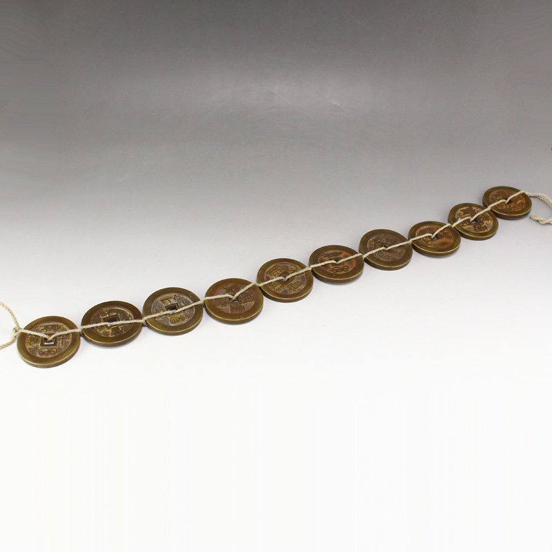 Ten Vintage Chinese Bronze Coins (1 of 5)