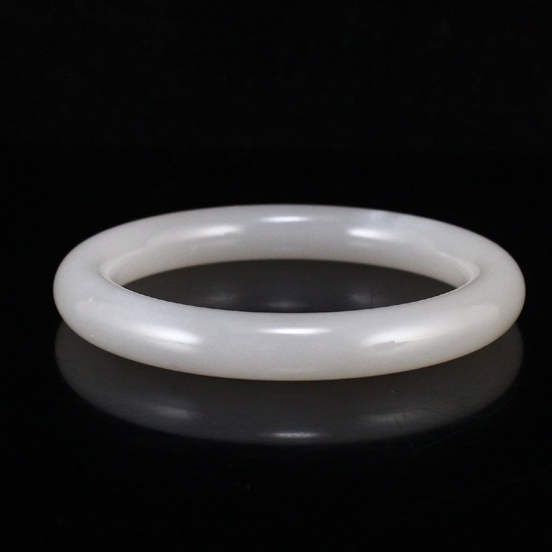 Inside Diameter 57 MM Chinese Hetian Jade Bracelet (1 of 7)