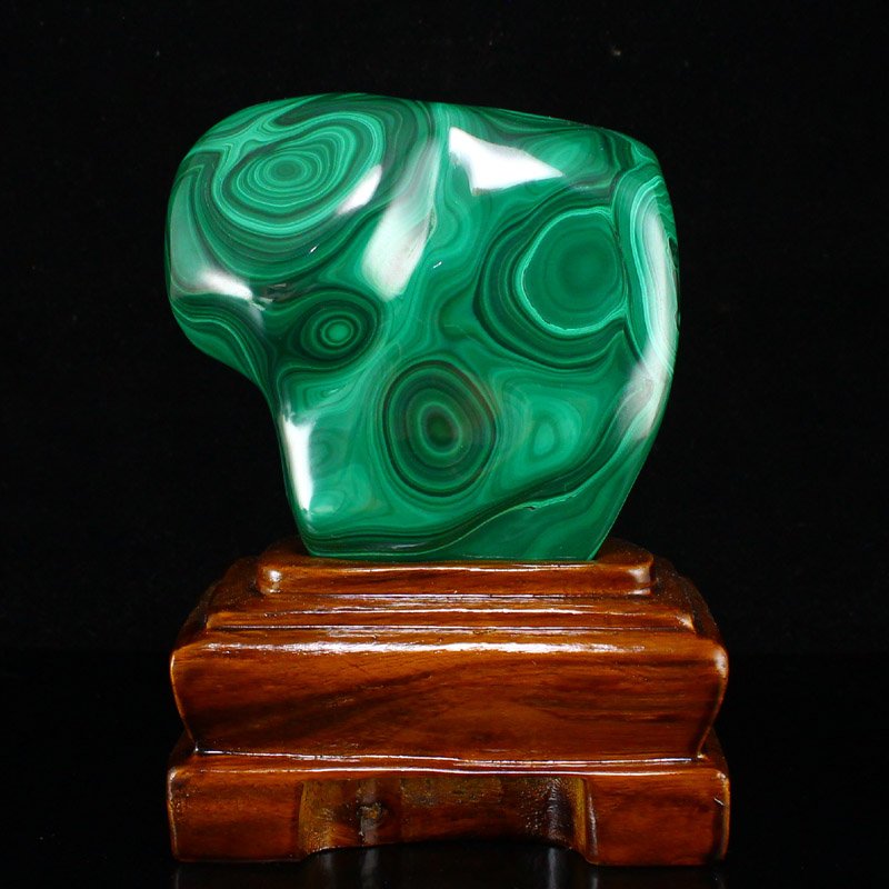 Superb Design Natural Malachite Original Stone Statue (1 of 7)