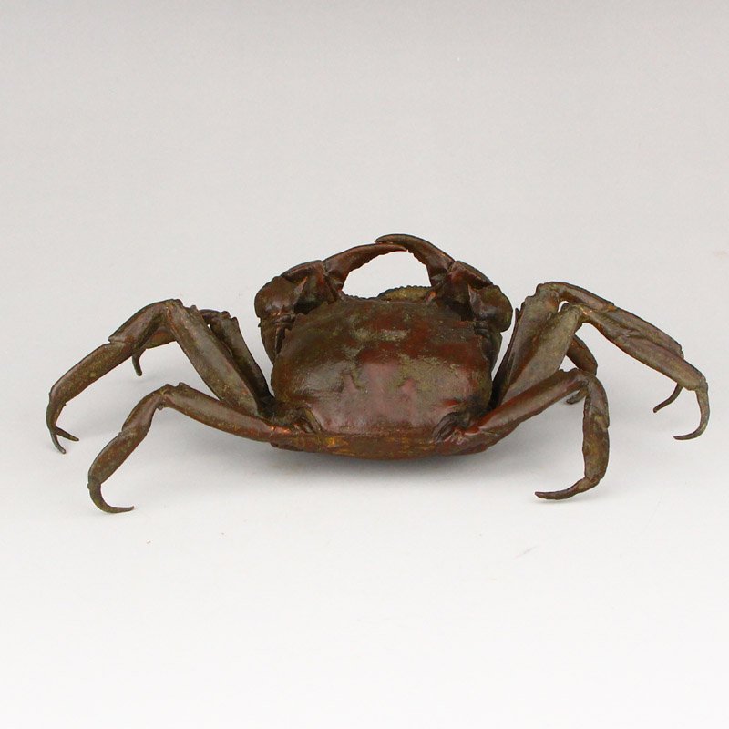 Vivid Chinese Red Copper Carb Statue (1 of 8)