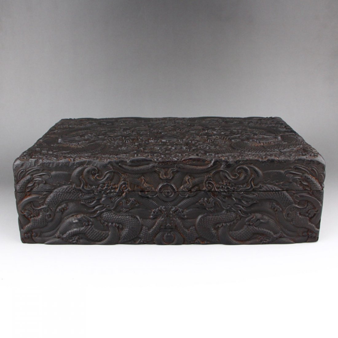 Qing Dy Zitan Wood Cloud Dragon Design Jewellery Box (1 of 12)