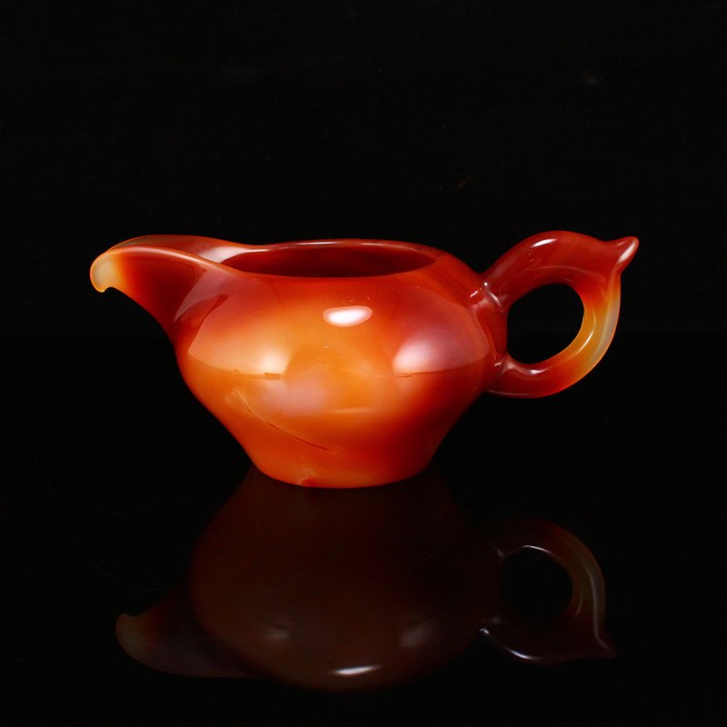 Chinese Natural  Red Agate Teapot (1 of 8)