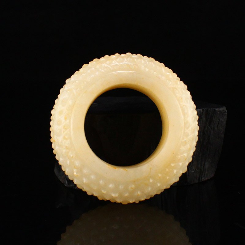 Antique Chinese Hetian Jade Ring (1 of 7)