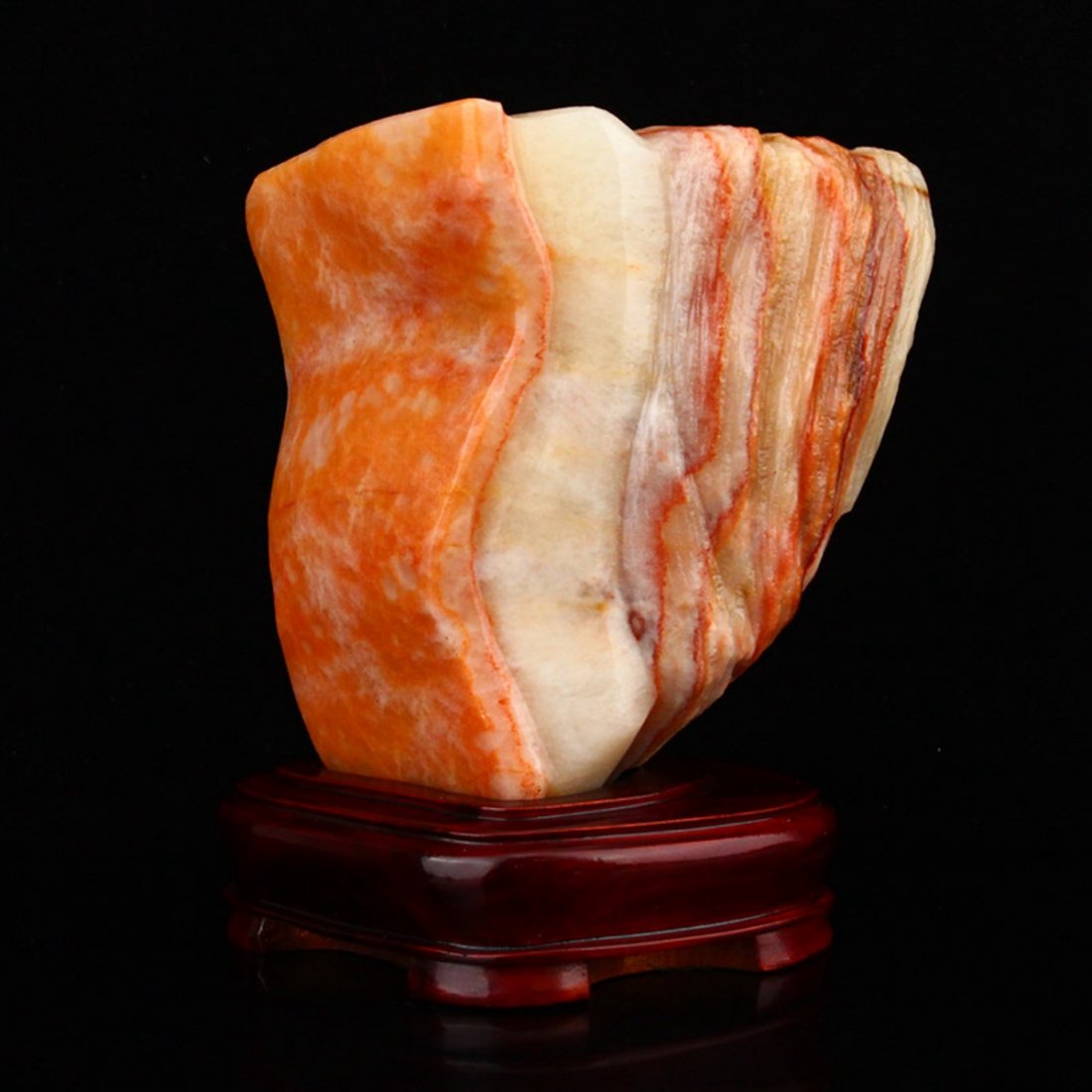 Chinese Natural Pork Stone Original Stone Statue (1 of 7)