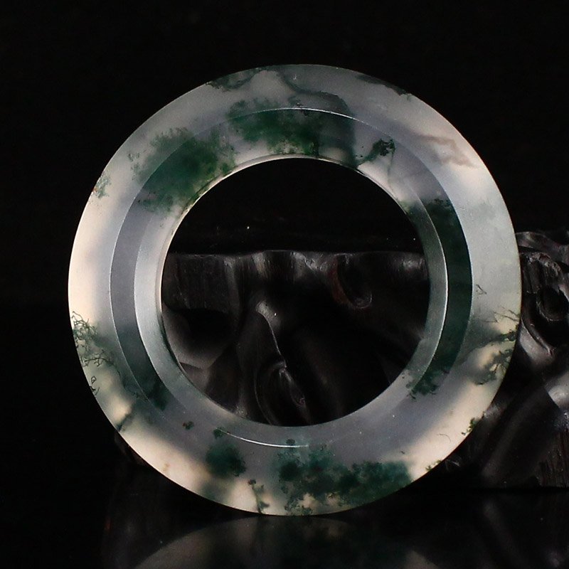 Chinese Warring States Period Agate Sancai Ring (1 of 6)