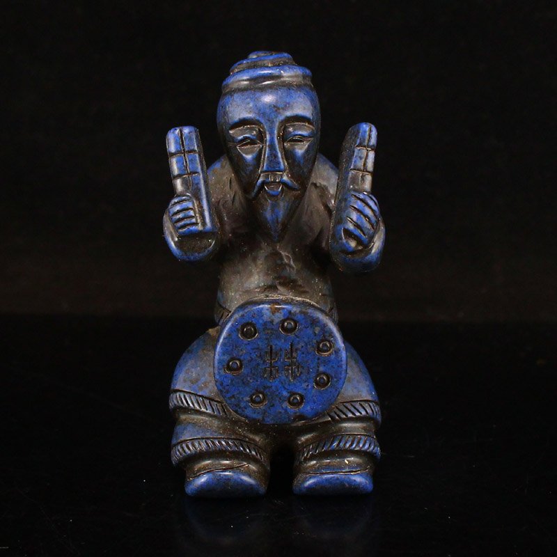 Vintage Lapis Lazuli Figure Statue (1 of 5)