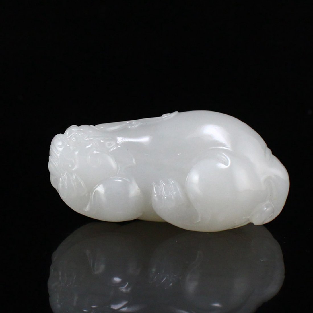 Superb Chinese Hetian Jade Fortune Pixiu Pendant (1 of 8)