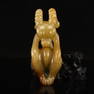 Openwork Chinese Hetian Jade Sun-god Pendant