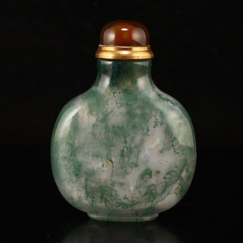 Chinese Shuicao Agate Snuff Bottle (1 of 8)