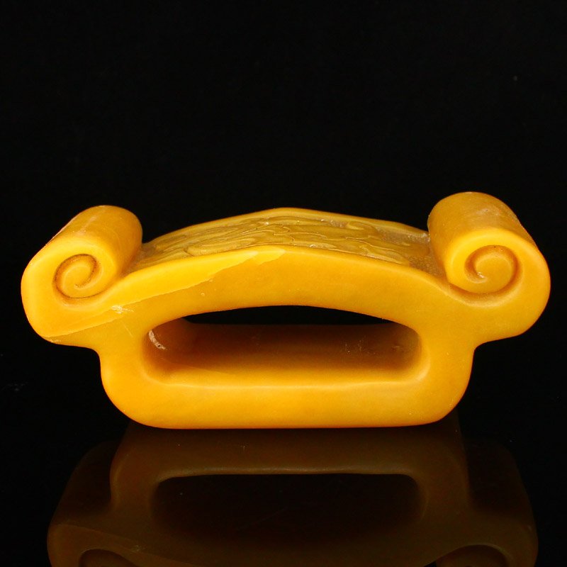 Vintage Chinese Shoushan Stone Divine Beast Design Ink Rest (1 of 6)