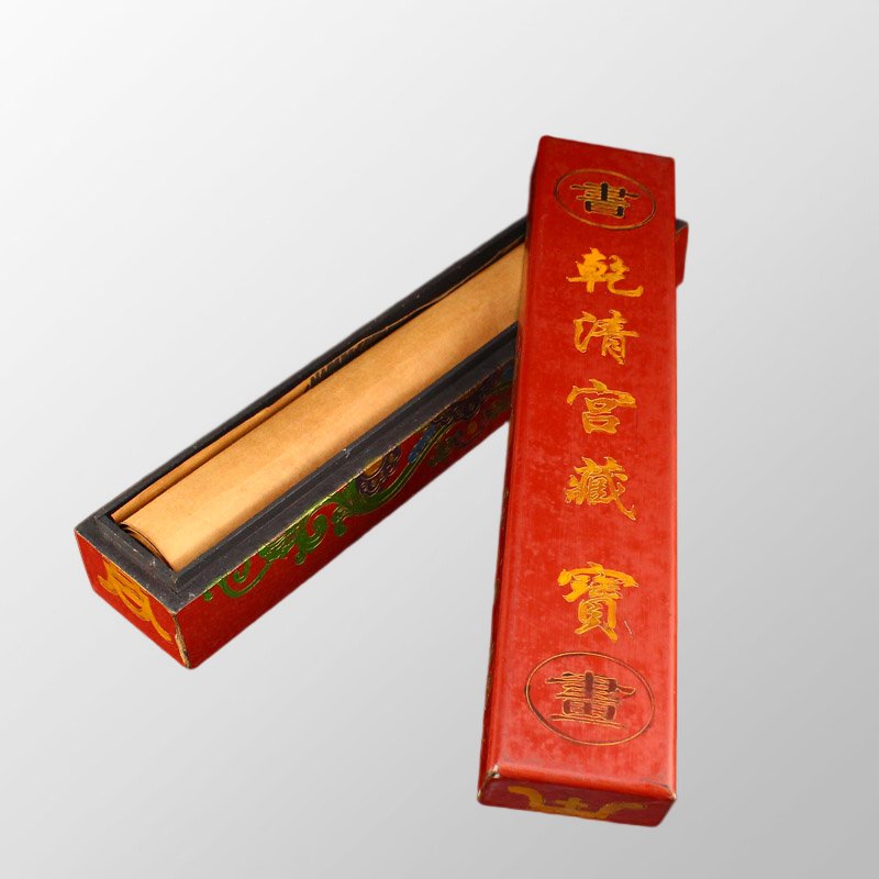 Vintage Chinese Watercolour On Xuan Paper Painting - Wang Meng Bai w Lacquerware Box: Vintage Chinese Watercolour On Xuan Paper Painting - Wang Meng Bai (1888-1934) w Lacquerware Box Dimension: 274 (mm) 10.79(inches) Dimension: 298 x 61 x 60(mm) 11.73 x 2.40 x 2.36(inches) Gross Weight