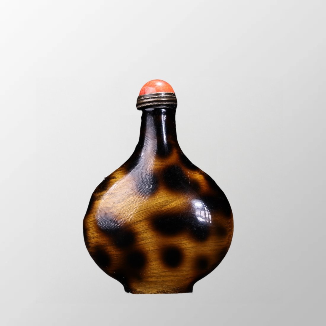 Openwork Tortoiseshell Snuff Bottle (1 of 9)