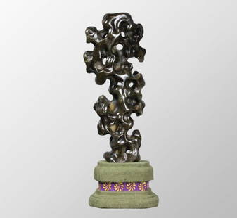 Openwork Old Chinese Shoushan Stone Carved Taihu Stone Shape Statue w Box: Openwork Old Chinese Shoushan Stone Carved Taihu Stone Shape Statue w BoxDimension:168 x 70 x 35 (mm)6.61 x 2.75 x 1.38 (inches) Weight:0.80 lbs/ 364 g