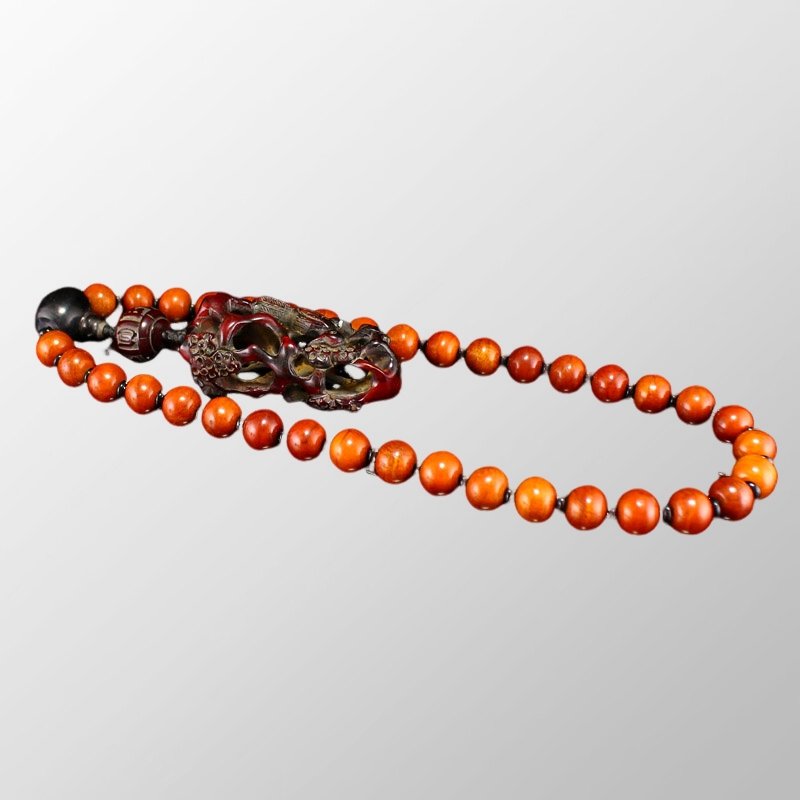 Vintage Ox Horn Carved Plum Flower Pendant w Beads Bracelet: Vintage Ox Horn Carved Plum Flower Pendant w Beads BraceletDimension:66 x 37 x 30(mm)2.60 x 1.46 x 1.18(inches)Dimension:480(mm)18.90(inches)Weight:0.21 lbs/94 g