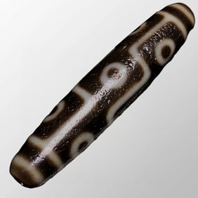 Tibetan Buddhism Nine Eyes DZI Agate Pendant