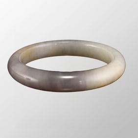 Inside Diameter 58 mm Chinese Natural Hetian Jade Bracelet