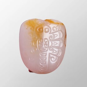 Superb Old Chinese Hetian Jade Carved Turtle Shell Pendant