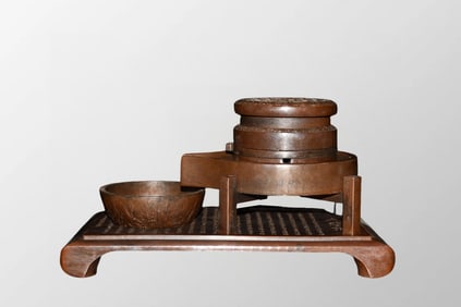 Vintage Chinese Copper Backflow Incense Statue