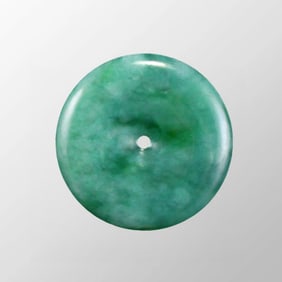 Chinese Natural Dushan Jade Lucky Pendant