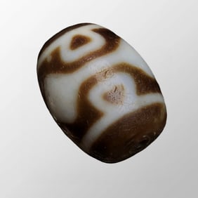 Tibetan DZI Agate Lucky Pendant