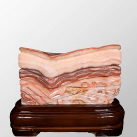 3.8 Kg Superb Design Chinese Pork Stone Statue