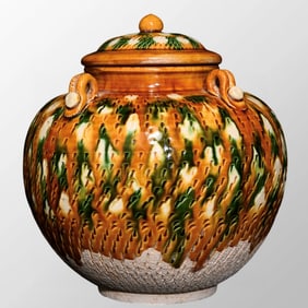 Chinese Liao Sancai Porcelain Pot