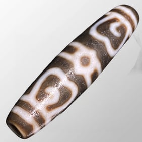 Tibetan DZI Agate Lucky Pendant