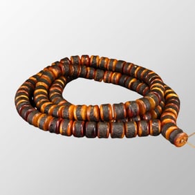 108 Beads Vintage Ox Bone Beads Prayer Necklace
