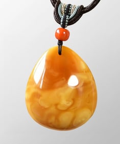 Superb Beautiful Beeswax Lucky Pendant/Necklace
