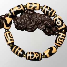 Tibetan DZI Agate Beads Bracelet