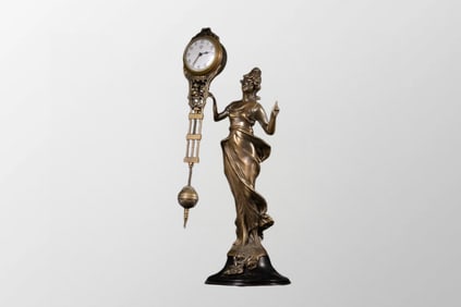 The 19th Century France Exquisite Bronze Winged Victory Clock
