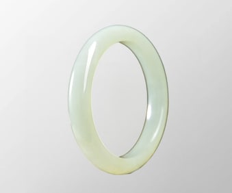 Inside Diameter 60.2mm Superb Chinese Natural Hetian Jade Bracelet