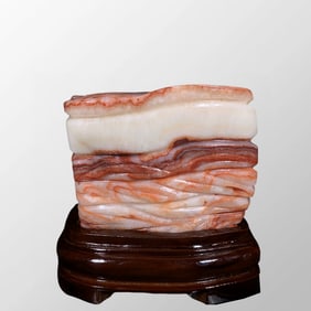 4.6 Kg Superb Design Chinese Pork Stone Statue