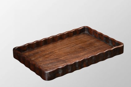 Chinese Natural Huali Wood Tea Tray