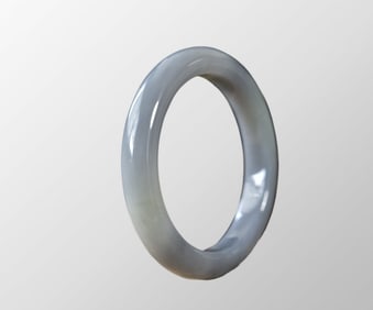 Inside Diameter 58mm Chinese Natural Hetian Jade Bracelet