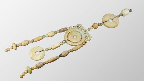 A Set Of Chinese Hetian Jade Pendant