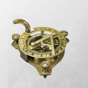 Vintage Brass Compass