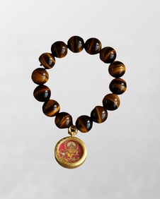 Beautiful Natural Tiger's-eye Stone Beads Bracelet
