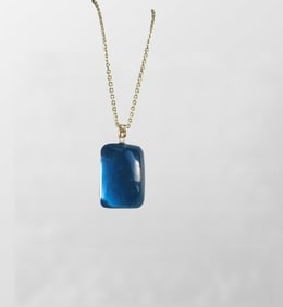 Beautiful Natural Aquamarine Lucky Pendant