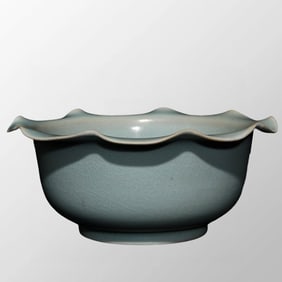 Chinese Ru Kiln Blue Glaze Porcelain Bowl