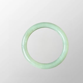 Inside Diameter 57.3mm Chinese Natural Hetian Jade Bracelet