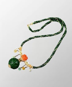 Exquisite Jadeite Bead Pendant/Necklace