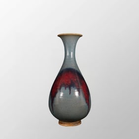 Chinese Variable Glaze Jun Kiln Porcelain Vase